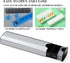 Extra Large Pill Organizer - 7 Day Aluminum Daily Pill Box, Weekly Travel Case for Vitamins and Medicines