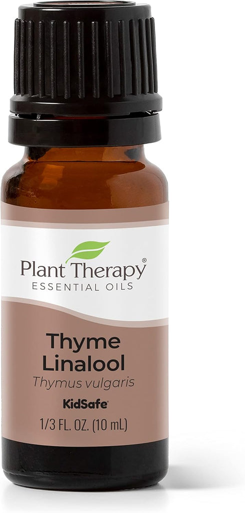 Plant Therapy Thyme Linalool Essential Oil, 10 mL (1/3 oz), 100% Pure, Undiluted, Therapeutic Grade