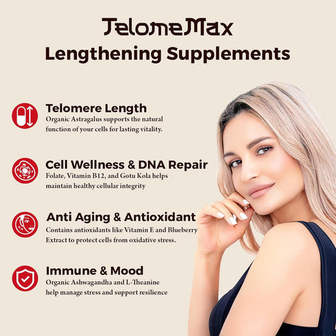 Orinthalixium D3, Immune 60 (1 Telomere Lengthening Supplements Organic Astragalus, Gotu Kola, Vitamin Folate