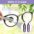 Ryetvok 2PCS Eyeglass Cleaner Kit,Portable Glasses Cleaning Tool with Microfiber Tech and Portable Mini Brusheaner