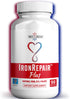 Iron Repair Plus Natural Iron Supplement - Best Absorption for Women, Men, Teens & Pregnancy with Methylated B-12, 90