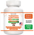 Turmeric Curcumin Supplement 5 in 1 Formula with Ginger, Ceylon Cinnamon, Black Pepper, 1000 mg, 120 Capsules