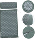 Set, Shiatsu Acupoint Massage Mat and Pillow Non-Slip Yoga Massage Cushion for Back and Neck Relief with Carry Bag