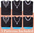Washable Waterproof Adult Bib for Women with Crumb Catcher