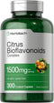 Horbaach Citrus Bioflavonoids Supplement, 1500mg, 300 Caplets, Vegetarian, Non-GMO, Gluten Free Formula, Value Size