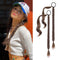 YOGFIT 2PCS DIY Braid Ponytail Extension - Long Straight Wrap Around Hair Extensions for Women