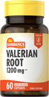 Valerian Root 1,200mg, 60 Quick Release Capsules, Herbal Supplement by Sundance
