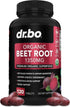 Organic Beet Root Capsules - 1350mg Beetroot Powder Extract Pills, High Circulation Beet Vitamins Support - 120 Tablets