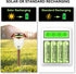 Henreepow 12-Pack Rechargeable AA Solar Batteries Ni-Mh 1.2V 600mAh - Pre-Charged for Outdoor Lights