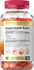 Carlyle Vitamin D3 Gummies | 90 Count | Vegetarian, Non-GMO, Gluten Free Formula | High Potency Vitamin D Supplement | Peach Flavored Gummy