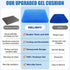 Helishy Gel Seat Cushion - Non-Slip Egg Seat Cushion Chair Pads - Office Chair Car Seat Cushion for Sciatica & Back