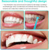 TIESOME 6Pcs Invisible Tooth Aligner Removal Tool Kit, Chewies and Removal Aligner Tooth Hook (Transparent Rhombus)