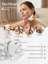 Set (2-Piece Rena Chris Gua Sha & Muscle Scraper Tool, Stainless Steel Face & Body Gua Sha for Lymphatic Drainage
