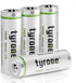 tyrone 14430 3.2 Volt Rechargeable Solar Light Battery, 3.2V 450mAh for Outdoor Garden Light (4 Pack)