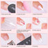 Makartt Super Strong Nail Glue for Acrylic Nails, 7ML 3 Pcs Brush on Glue for Press On Nails