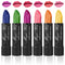 Magic Kiss 6 Piece Color Changing Matte Lipstick Set with Aloe Vera, Made in USA (Colors of Aloha 1)