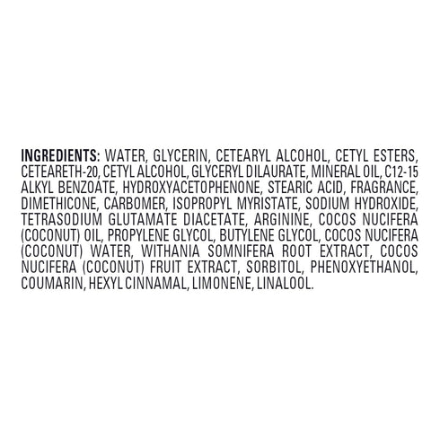 Jergens Hydrating Coconut Body Lotion, 16.8 oz, Hand and Body Moisturizer, Infused with Coconut Oil, Dermatologist