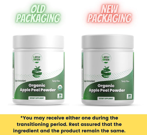 Layer Origin Organic Apple Peel Powder - Boost Akkermansia and Bifidobacteria