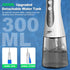 Cordless Water Flosser for Teeth: Portable Dental Oral Irrigator for Travel, 300ML Cleaning Picks