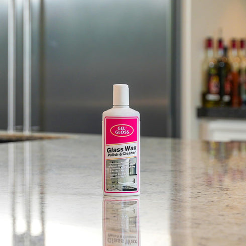 TR 8 oz. Gel-Gloss No Seak Glass Wax | Professional-Grade Silicon Wax Formulation | Removes Water Spots, Hard Water