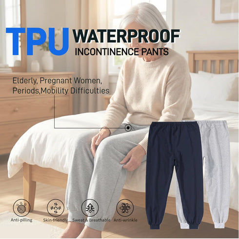 Waterproof Patient Care Trousers,Patient Care Underwear,Adjustable Incontinence Trousers,Reusable Adaptive Apparel