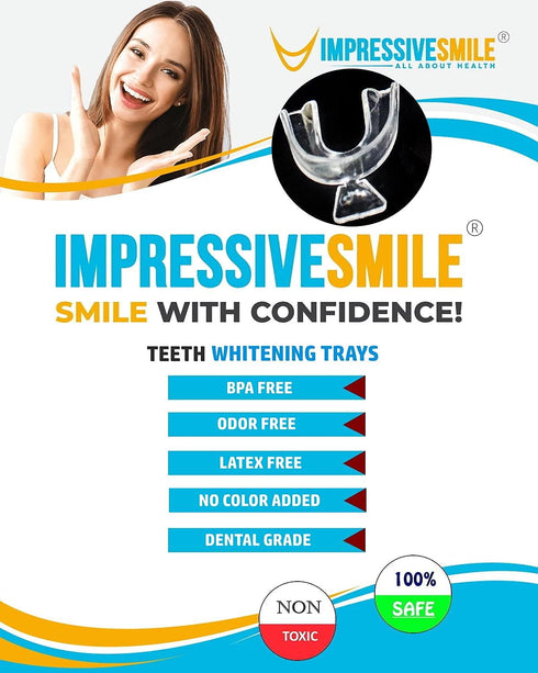 20/Pack Thermo-Molding Boil and Bite Teeth Whitening Mouth Trays for Wholesale Value