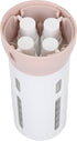 Travigo 4-in-1 Travel Dispenser Bottle, TSA Approved, Includes Four 1.4 oz. Reusable Cosmetic Toiletry Containers