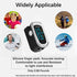 Pulse Oximeter Fingertip with Respiration, SpO2 Pulse Rate Oxygen Meter, OLED Oximetry, Includes Batteries & Carry Bag