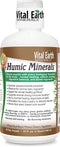 Vital Earth Minerals Humic Minerals – Fulvic Acid Supplement with 70+ Trace Minerals, 32 Oz + 1 Oz Cup