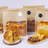WKNGM 50PCS (8.7 4.3 11 Inches) Reusable Kraft Paper & Plastic Bread Bags with Tin Tie Lock, Sourdough Bread Bags