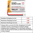 YELUFT 1pcs 3.7V 500mAh 1S 1C 602535 PH2.0 Lithium Polymer Battery Rechargeable Batteries with Protective Board