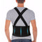 Work Back Brace for Men & Women, Adjustable Lower Back Support Belt with Suspenders for Pain Relief (Black, XX-Large)