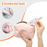 Portable Travel Pill Box, Slim Flat 2 PCS Waterproof Medication Case with 3 Compartments for Young Men Vitamins