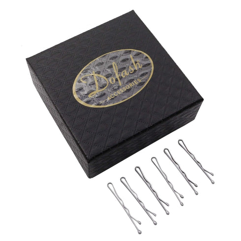 Silver Bobby Pins Hair Clips, 3.5Cm/1.38" Hair Accessories for Women, 100PCS