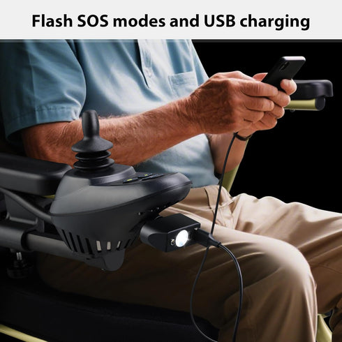 Accessories,3 Electric Wheelchair Led Light Power Wheelchair Pin XLR Head High Brightness Adjustable Angle, Night