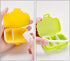 JOVITEC 4 Pack Small Pill Cases - Plastic Waterproof Pill Organizer Box with 3 Removable Compartments