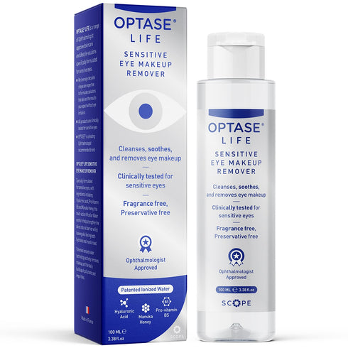 Optase Life Sensitive Eye Makeup Remover – Gentle & Effective for All Skin Types, Breakthrough Innovation vs Micellar