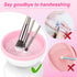 Pink Electric Makeup Brush Cleaner Machine, Windspeed Silicone Brush Cleaner Machine Beauty Blender Cleanser For Beauty Makeup Brushes, Christmas Halloween Valentine's Day Gifts for Your Girls
