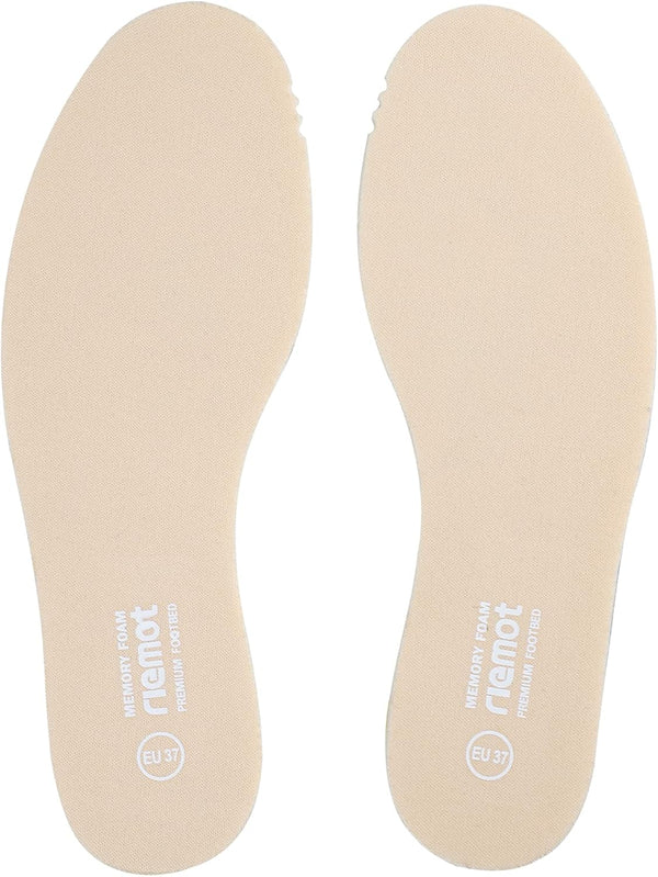 riemot Memory Foam Insoles for Women Men - Super Soft Replacement Innersoles for Slippers, Sneakers, Running Shoes,