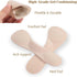 CB 4-Pairs Silicone Gel Invisible Slim Inserts, Arch Support Insoles for Women High Heel Shoes 5-7, Nude