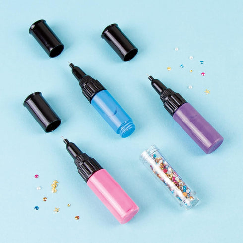 Make It Real Mermaid Nail Art Kit - Paint & Sparkle with Nail Polish, Stickers, and Decorations for Girls