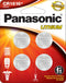Panasonic CR1616 3.0 Volt Lithium Coin Cell Batteries, 4 Pack in Child Resistant Packaging