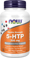 NOW Supplements, 5-HTP (5-hydroxytryptophan) 200 mg, Double Strength, Neurotransmitter Support, 120 Veg Capsules