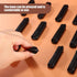 Syhood 60 Pieces Satin Foam Sponge Hair Rollers, Soft Foam Hair Styling Curlers, Flexible Hairdressing Curlers (Black)