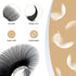 LASHVIEW Ellipse Flat Eyelash Extension Supplies, 0.15mm D Curl Mixed Length, Professional Salon Use