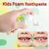 Foam Toothpaste Kids, 4 Packs for U-Shape Electric Toothbrush, Toddler's Toothpaste with Low Fluoride