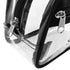 SHANY Clear Makeup Toiletry Pouch with Zippered Compartment – Water-Resistant Travel Organizer Bag
