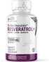 Nutri Resveratrol 1000mg - 60 Vegan Capsules, Organic Piperine, 15x More Bioavailable Pure Trans Resveratrol