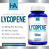 Healing Awakening Lycopene 50mg, 200 Vegetarian Capsules, Non-GMO & Gluten Free