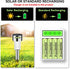 Henreepow AAA Rechargeable Battery, 1.2v Ni-MH Solar Batteries, Low Self-Discharge, Pre-Charged Triple A Battery
